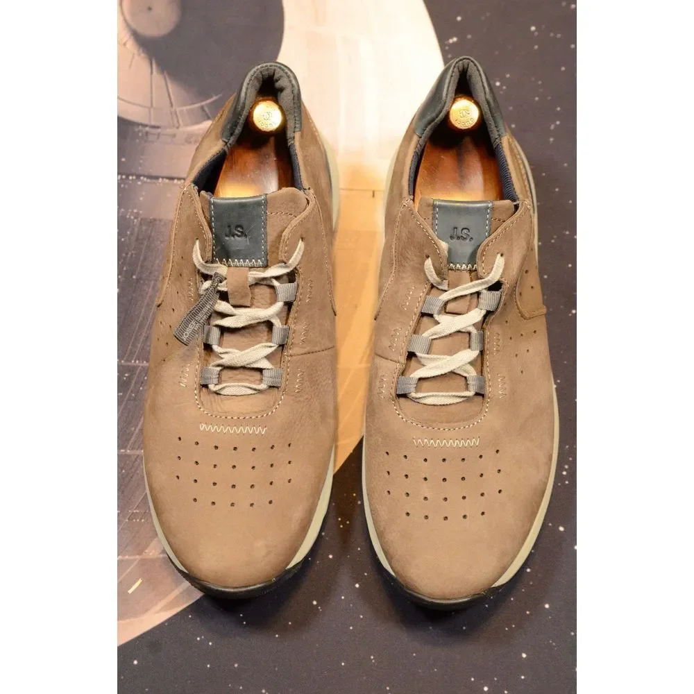 Josef‎ Seibel Men's Jeremiah 01 Leather Casual Trainer Brown Leather Size 13/47